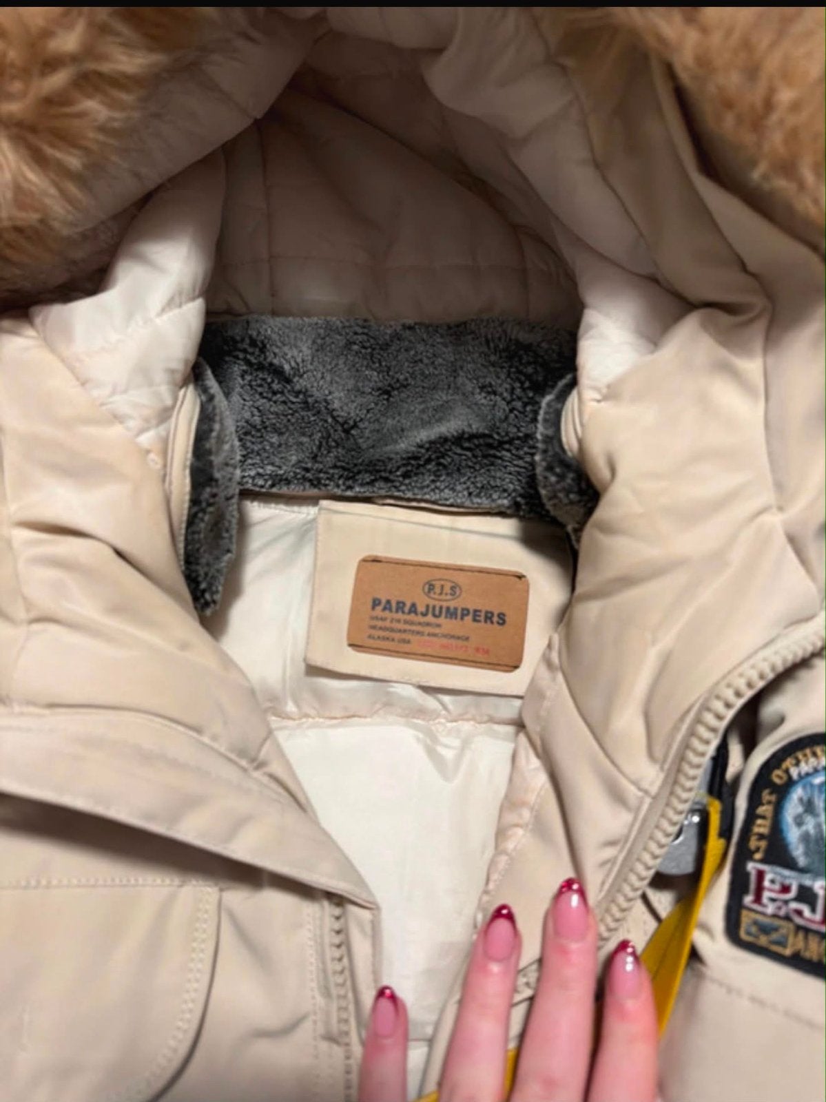 Originele PJS dames jas - Maat L, Ophalen of Verzenden, Zo goed als nieuw, Maat 42/44 (L), Beige