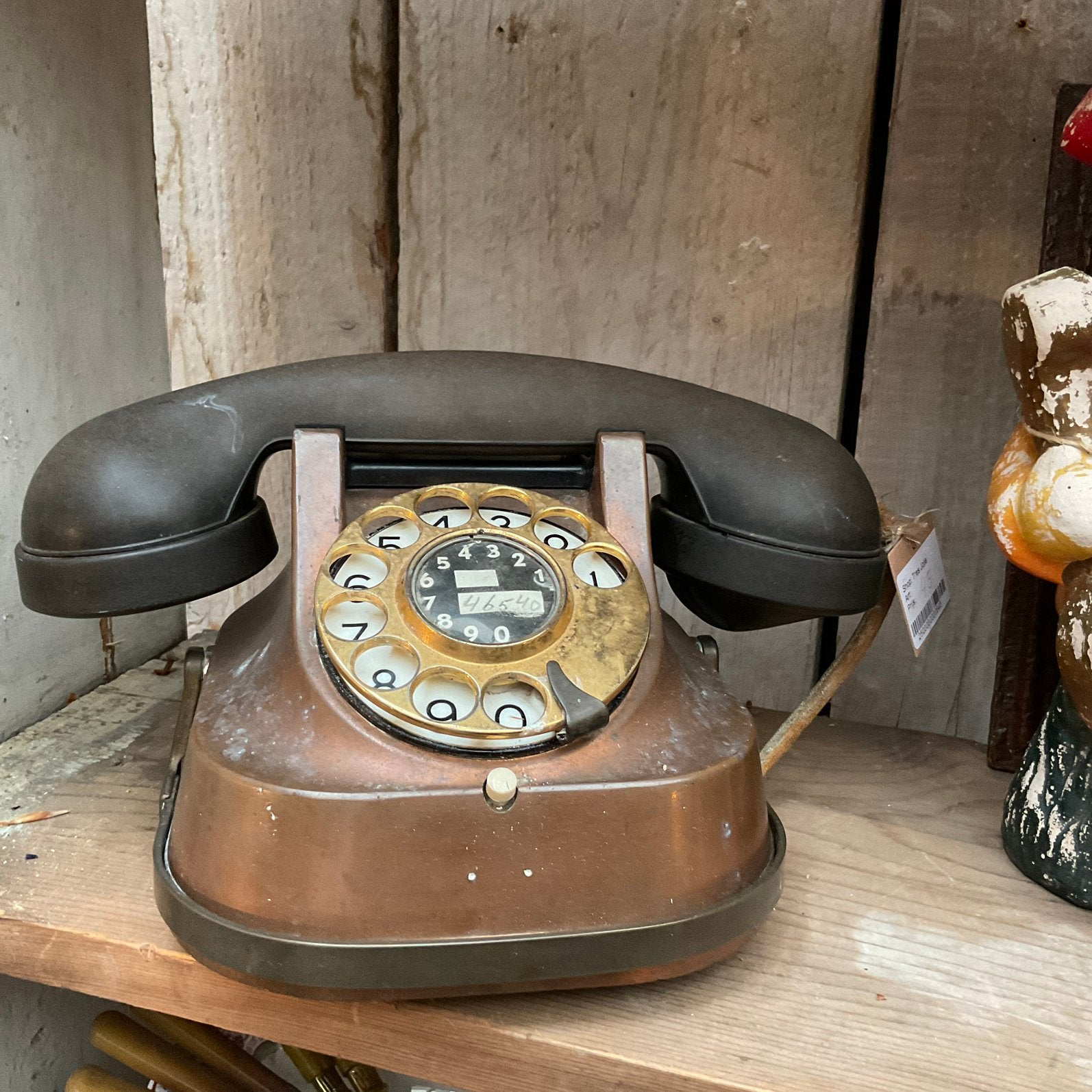 Koperen telefoon *floor epe*, Ophalen of Verzenden