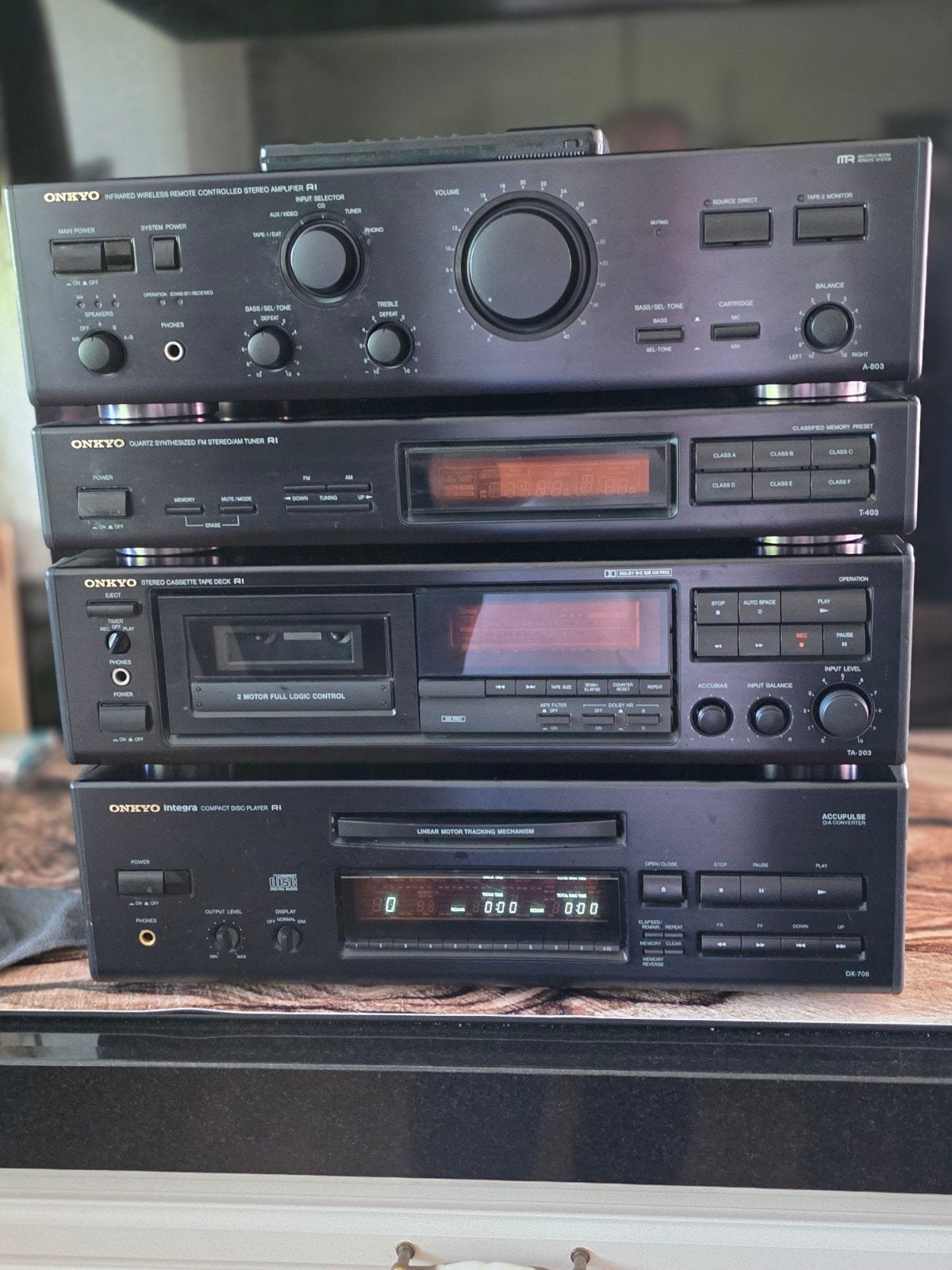 Complete Onkyo Integra stereo set  mintstaat, Ophalen, Zo goed als nieuw, Overige merken
