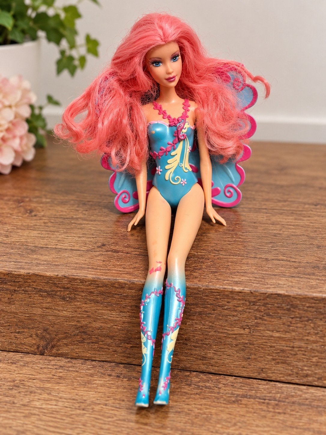 Vintage Barbie Fairytopia Mermaidia (2005) met vleugels, Ophalen of Verzenden, Barbie