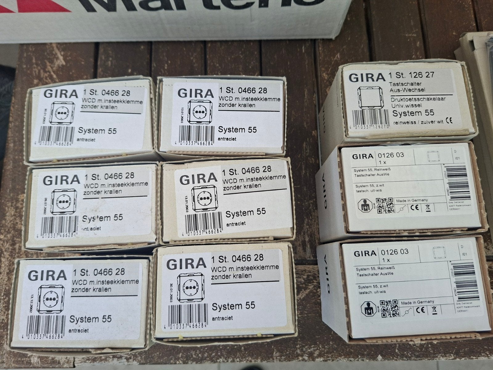 Gira System 55 Schakelmateriaal en Stopcontacten, Ophalen of Verzenden, Nieuw, Gira, Dimmer