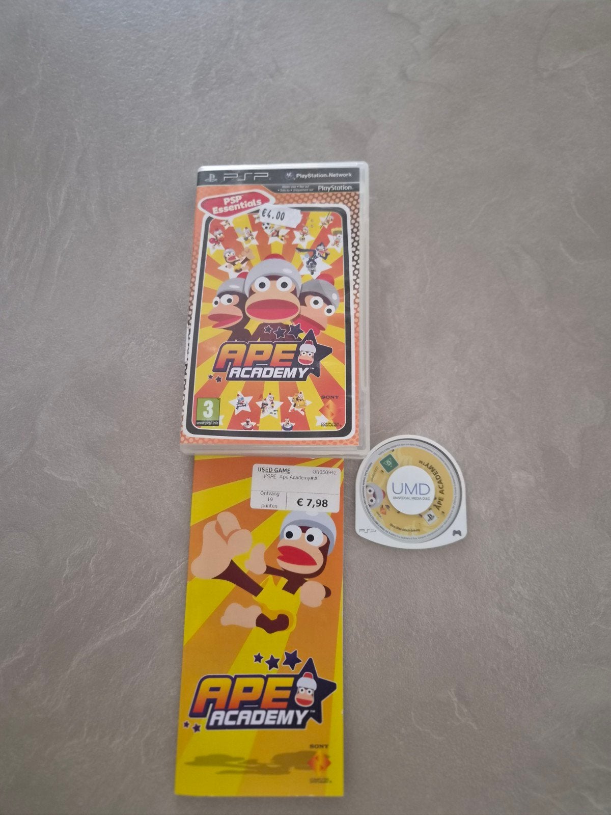 Ape Academy PSP Essentials - Gebruikt, Ophalen of Verzenden