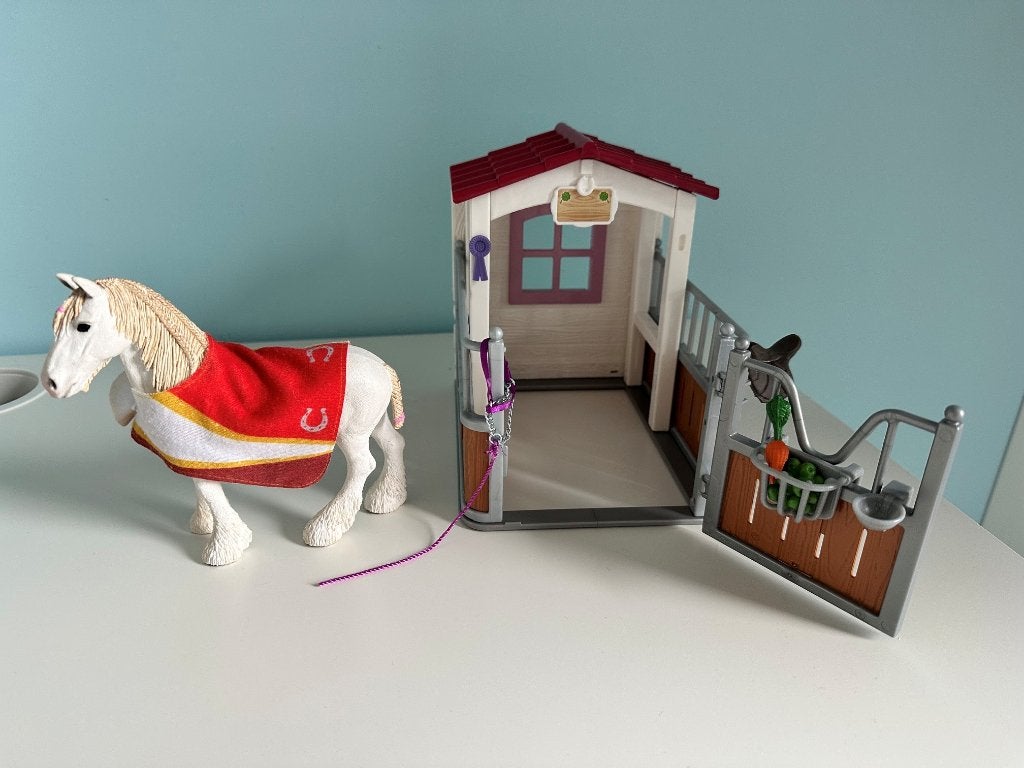 Schleich Horse Club paardenbox (42368), Ophalen of Verzenden, Gebruikt