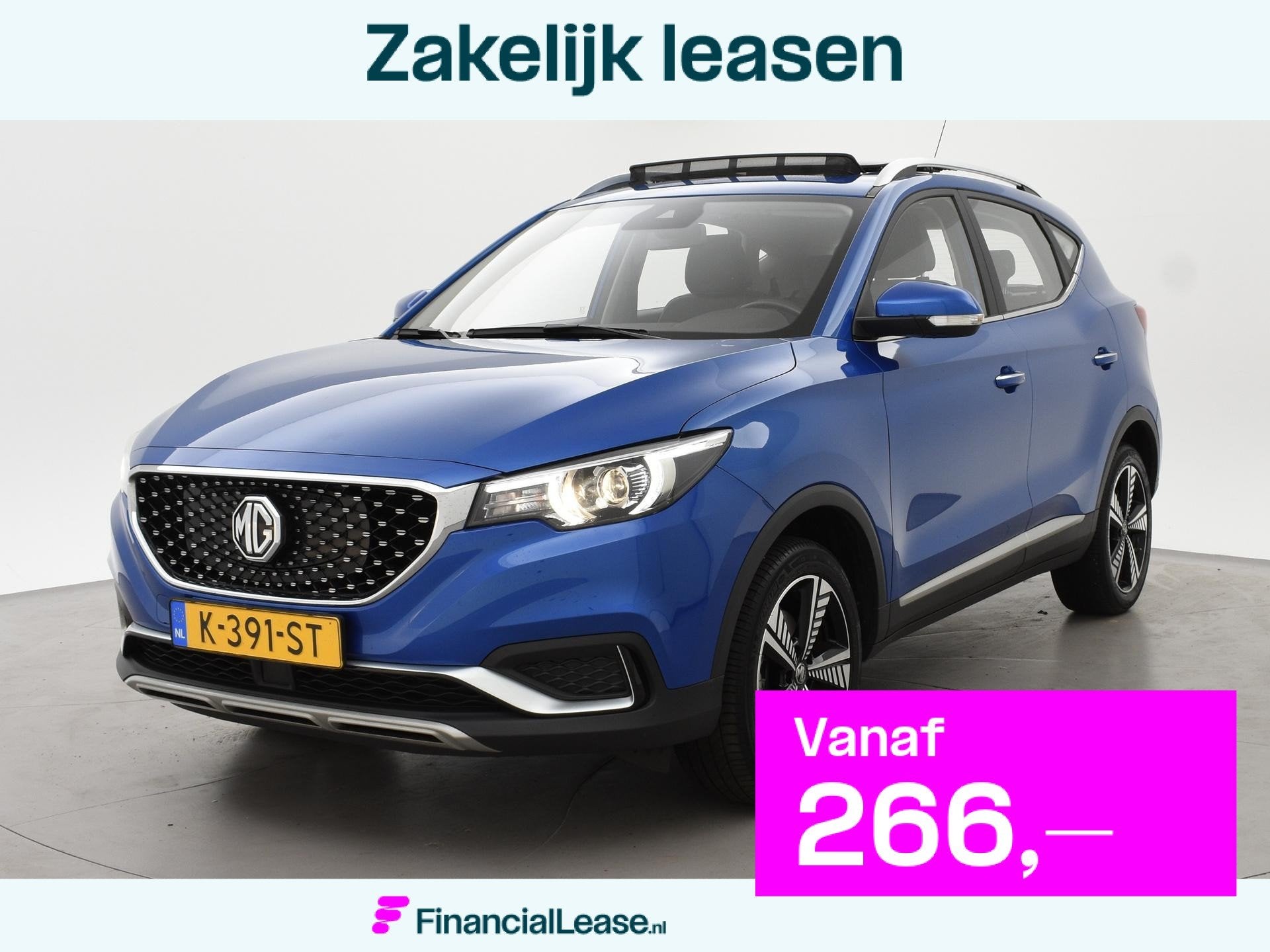 MG MG ZS EV LUXURY 45 kWh + TREKHAAK | PANORAMA | JBL 95,1%, 45 kWh, Gebruikt, 143 pk, 1507 kg