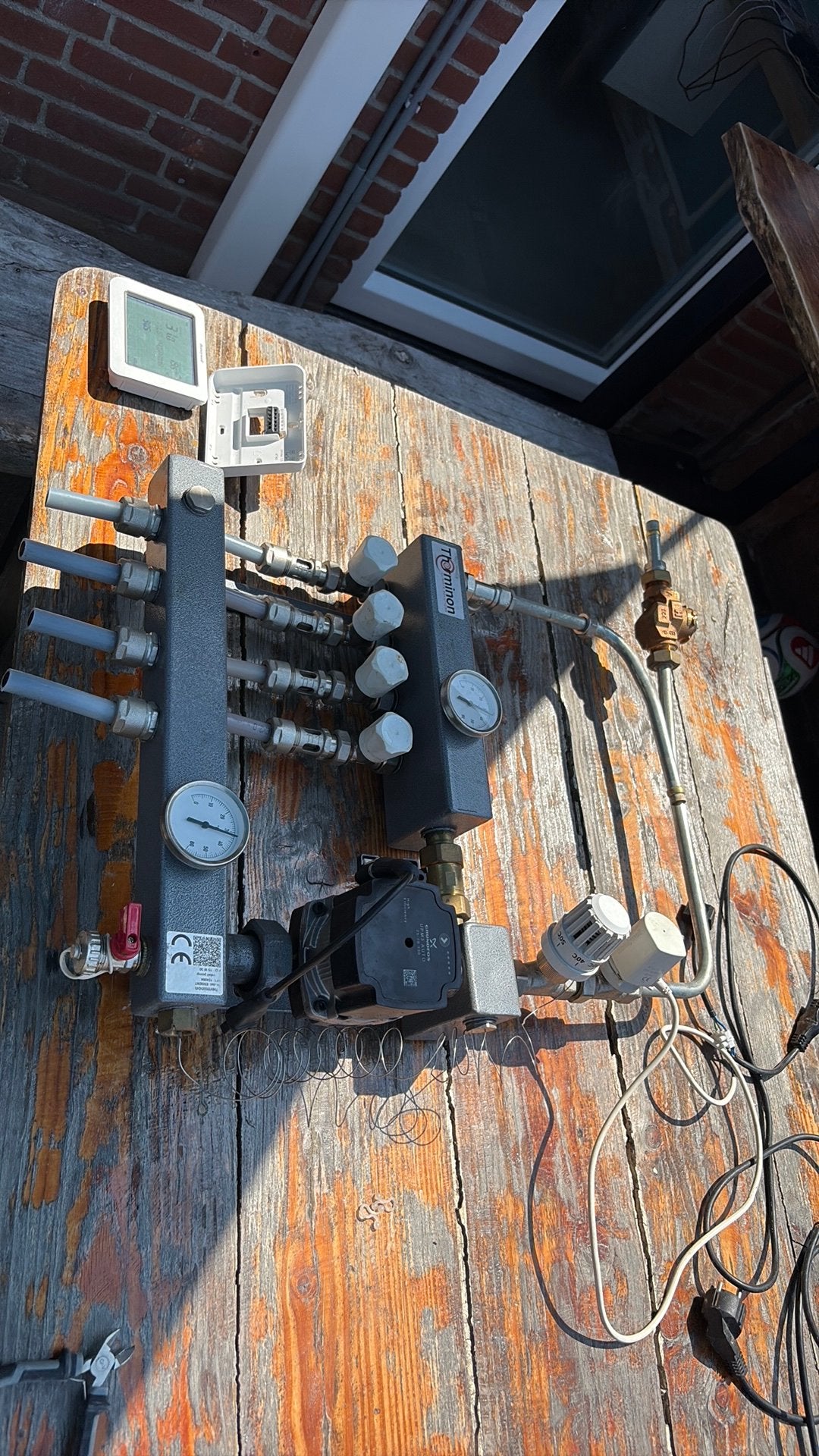 4 groeps vloerverwarmingsset thermion, Ophalen, 30 tot 80 cm, Gebruikt, Overige typen