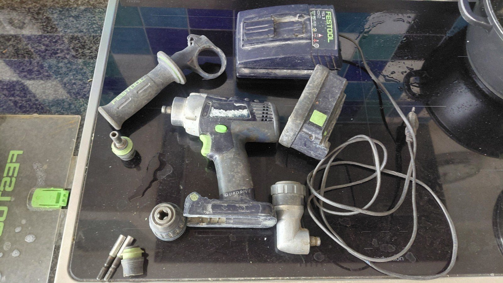 Festool schroefboormachine PDC 18/4, Verzenden, Gebruikt, Boor- en Schroefmachine, Klopboormechanisme