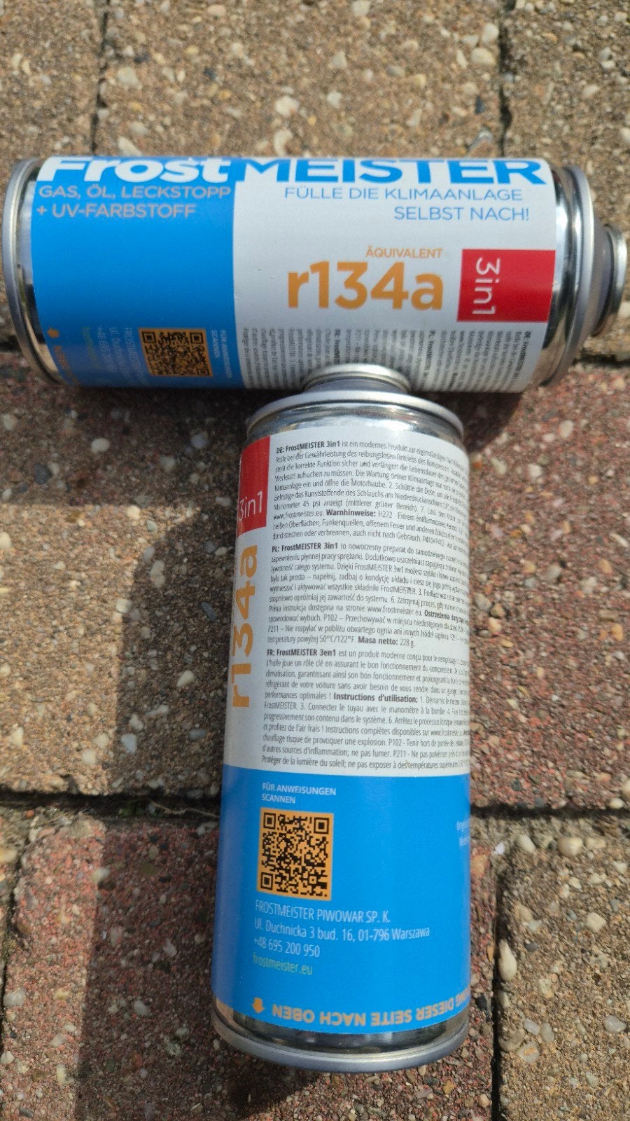 FrostMEISTER 3in1 Airco Gas R134a Equivalent - 228g, Ophalen of Verzenden