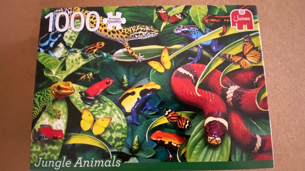 Kleurrijke puzzel 1000 stuks, Ophalen, 500 t/m 1500 stukjes, Zo goed als nieuw, Legpuzzel