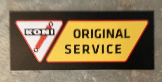 KONI  reclamebord, Verzamelen, Ophalen of Verzenden, Zo goed als nieuw, Auto's