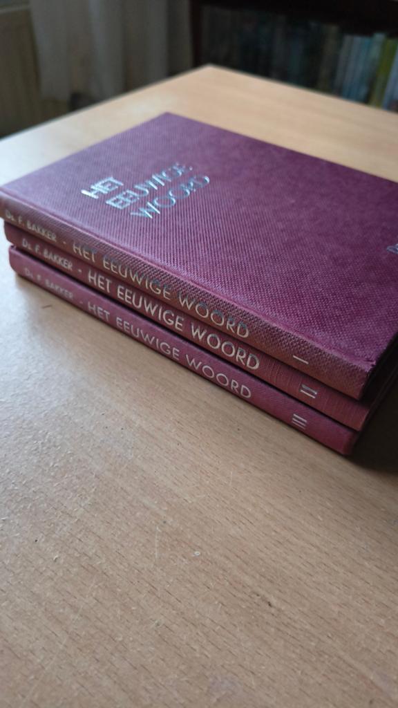 Het eeuwige woord. Ds F Bakker. Deel 1-2 en 3, Gelezen, Christendom | Protestants, Ophalen of Verzenden, Ds F Bakker