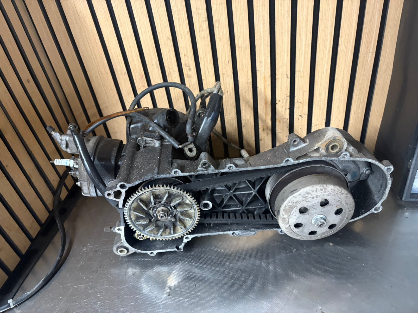 piaggio quartz 50cc LC motorblok, Ophalen