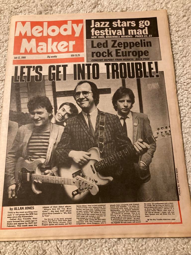 MELODY MAKER 1980 CHORDS Joe Walsh MARY HARRON Clive Gregson, Boeken, Ophalen of Verzenden, Gelezen, Muziek, Film of Tv