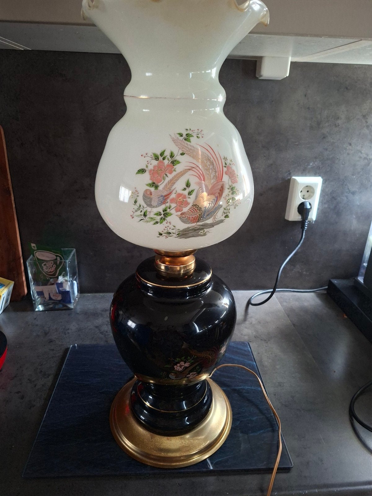 vintage tafellamp, Antiek en Kunst, Ophalen of Verzenden