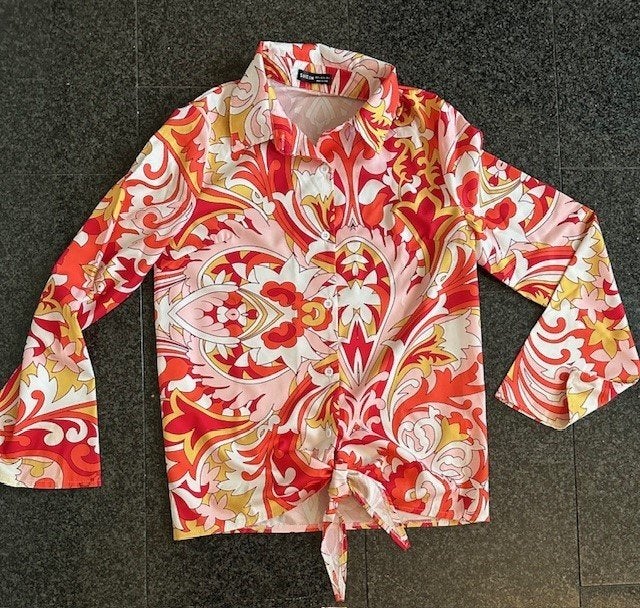 Blouse + broek van Shein ,  maat 36 nog nieuw (AM39), Meerkleurig, Nieuw, Ophalen of Verzenden, Maat 36 (S)