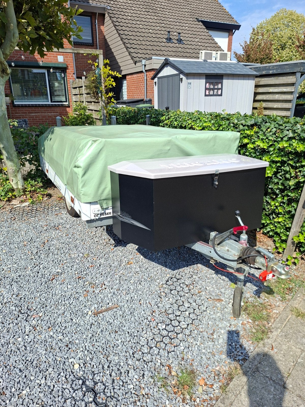 Ruime en complete Trigano Odesey vouwwagen, Caravans en Kamperen, Trigano, Ophalen of Verzenden, Aanwezig, Tot en met 4