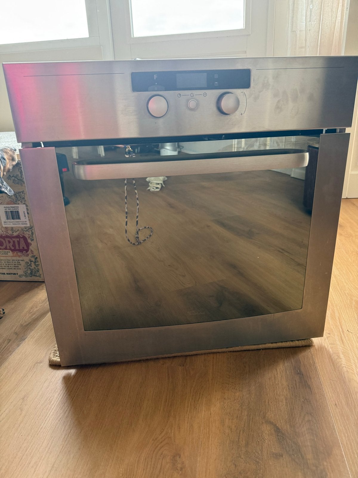 Whirlpool AKZ 431/01 IX Inbouw Oven - Roestvrijstaal, Witgoed en Apparatuur, Ophalen, Whirlpool, Gebruikt, Hete lucht