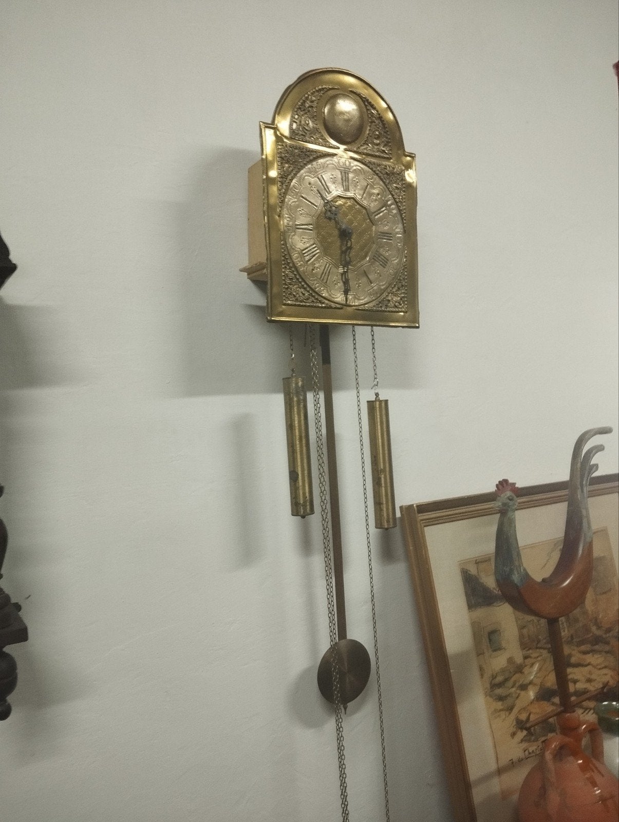 wandklok, Antiek en Kunst, Ophalen