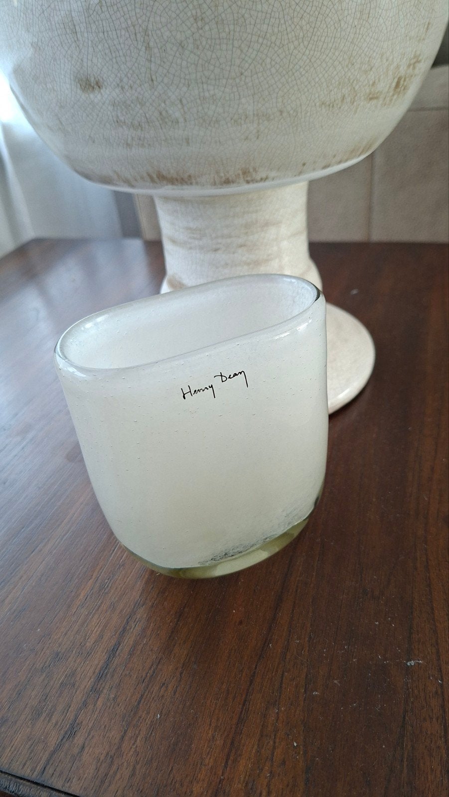 Henry Dean Vaasje - Handgeblazen Glas, Ophalen of Verzenden