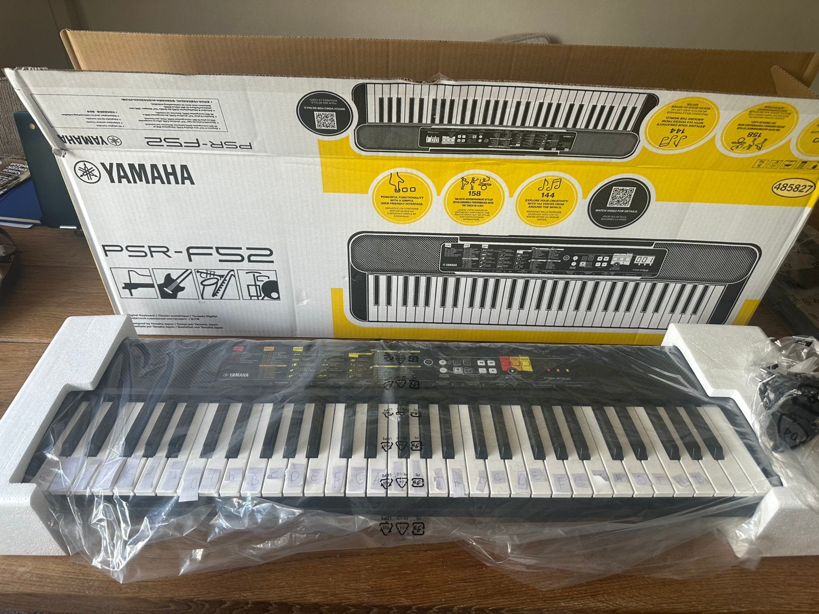Digitaal Keyboard Yamaha PSR-F52, Muziek en Instrumenten, Keyboards, Ophalen, Zo goed als nieuw, 61 toetsen, Yamaha