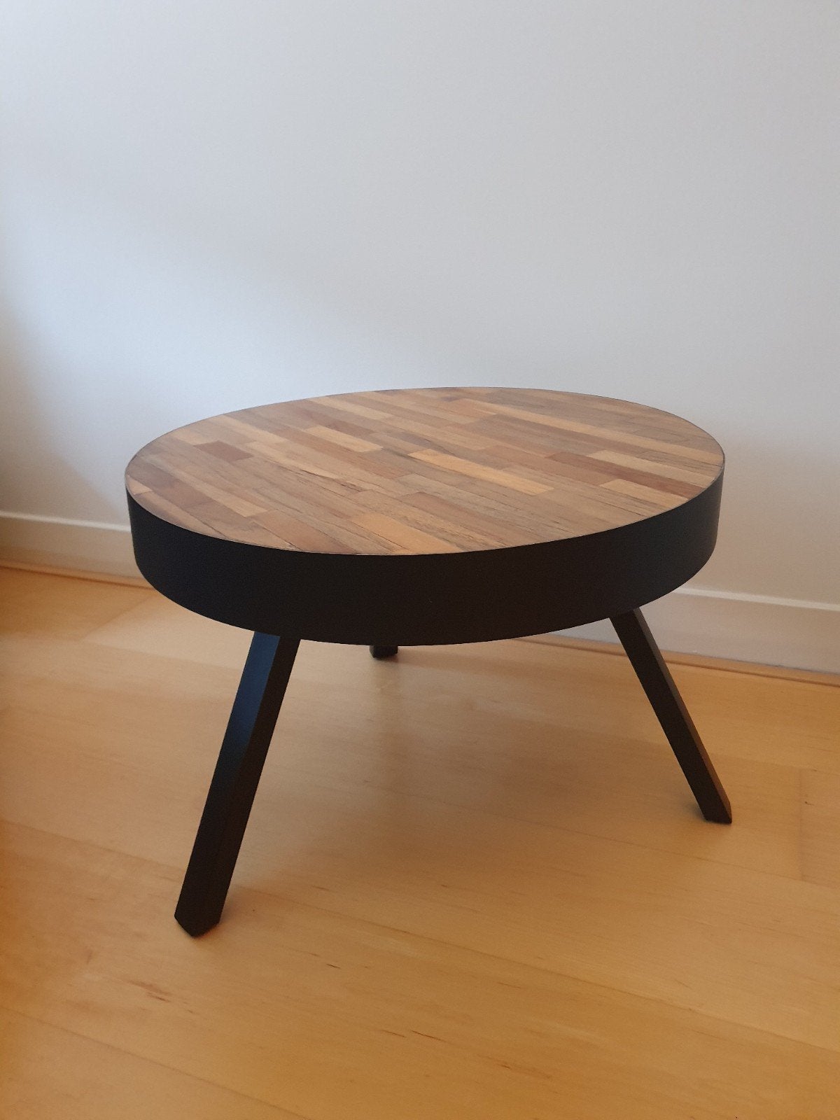 Moos Tygo salontafel industrieel 58 cm, Ophalen, 100 tot 150 cm, Rond, 50 tot 100 cm