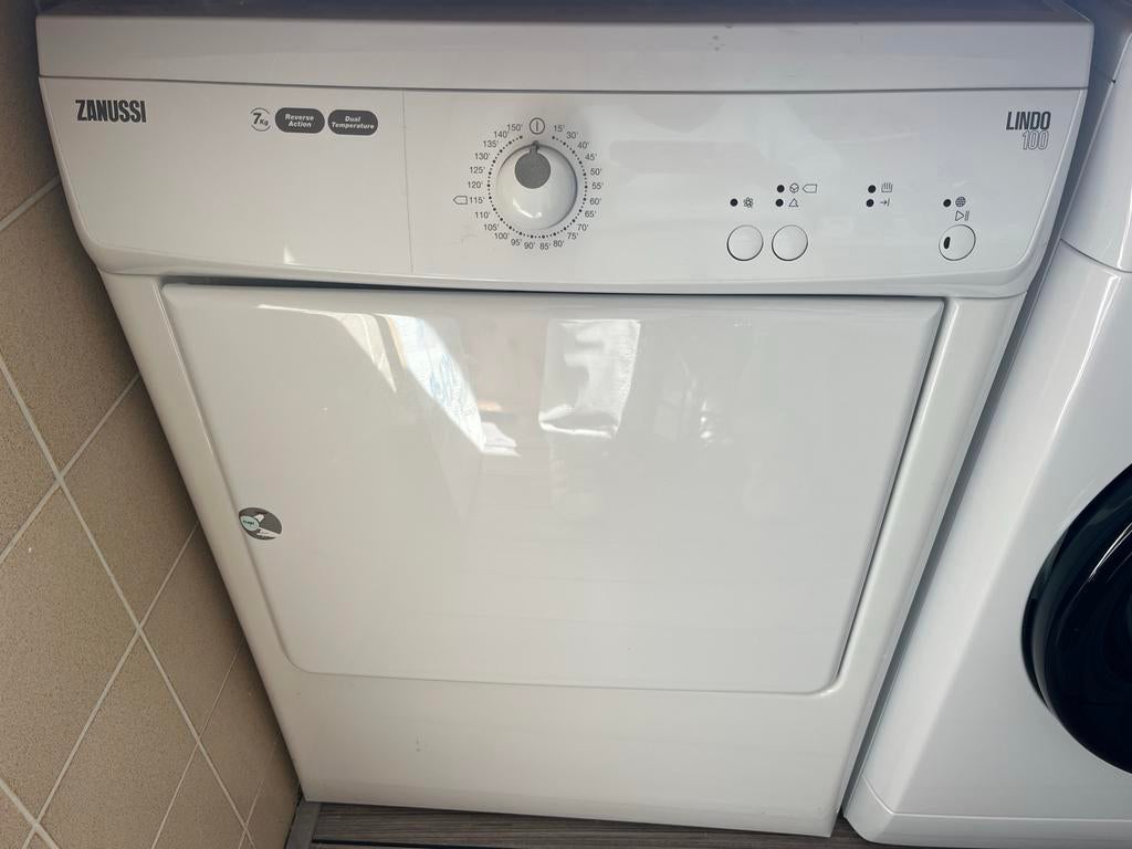 Zanussi Lindo100 7 kg wasdroger - Weinig gebruikt, Witgoed en Apparatuur, Wasdrogers, Ophalen, 6 tot 8 kg, Luchtafvoer, Zo goed als nieuw
