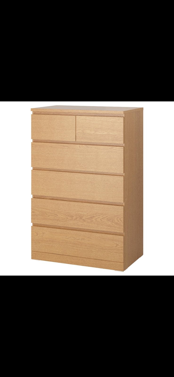 Ladekast Ikea Malm 6 lades, Ophalen, Gebruikt, 5 laden of meer, 50 tot 100 cm