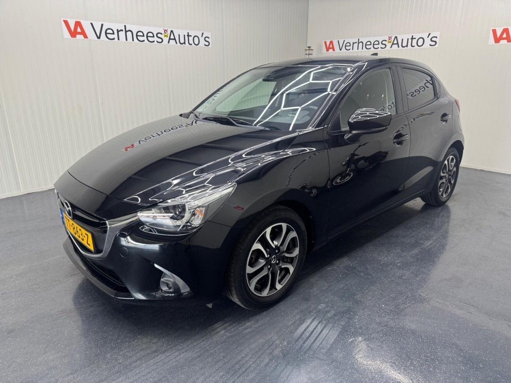 Mazda 2 1.5 Skyactiv-G GT-M (bj 2018), Auto's, Dealer onderhouden, Stof, Euro 6, Zwart