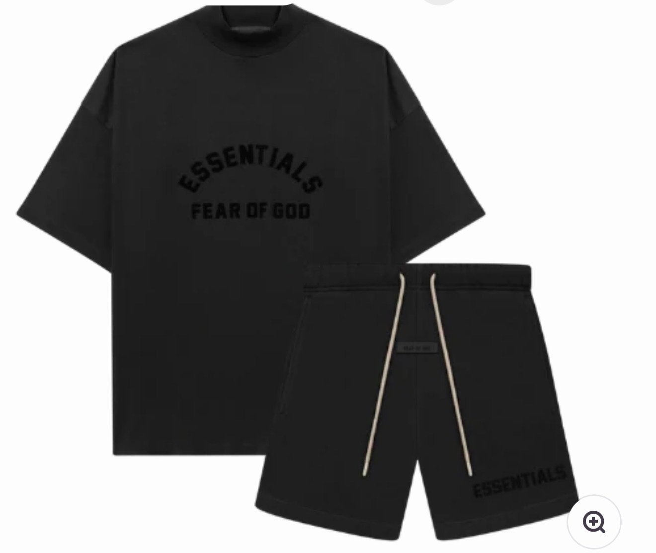 Essentials Fear of God Set Zwart - Maat M en L, Ophalen of Verzenden, Nieuw, Overige maten, Zwart