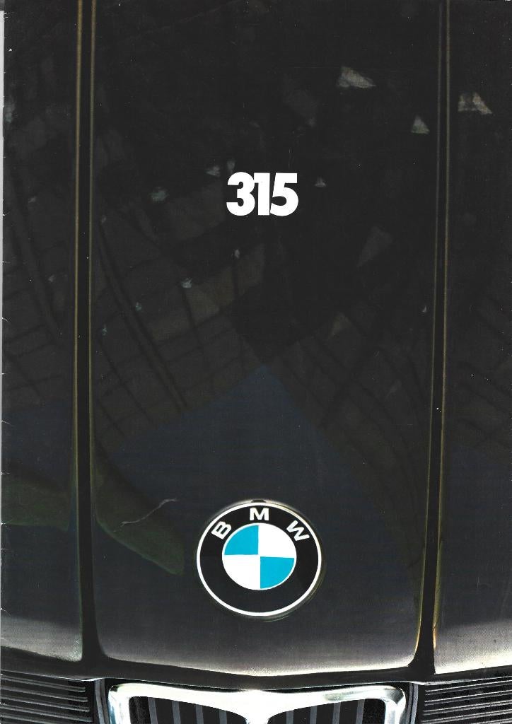 BMW 315 brochure (BW02) auto, Ophalen of Verzenden, Zo goed als nieuw, BMW