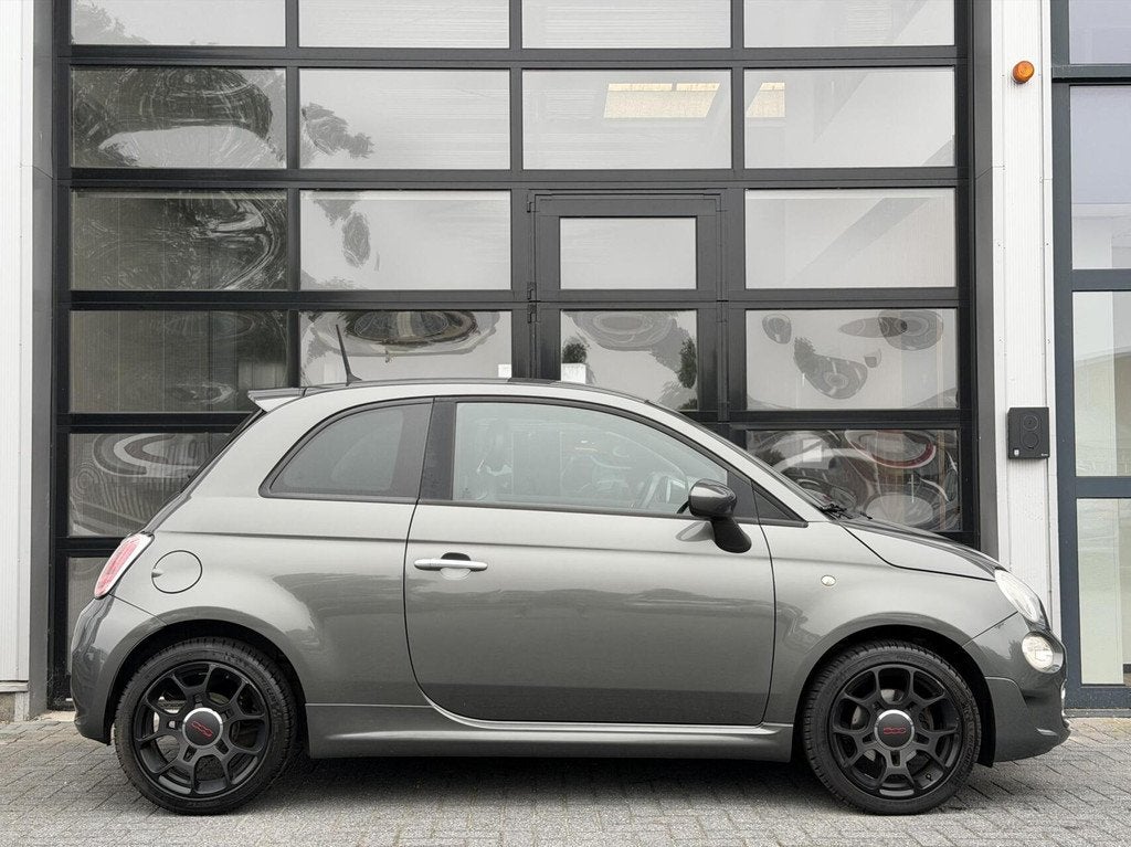 Fiat 500 1.2 500S 69PK SPORT / PDC / Airco / Leder / RIEM VV, Auto's, Fiat, Gebruikt, 4 cilinders, 840 kg, Leder en Stof