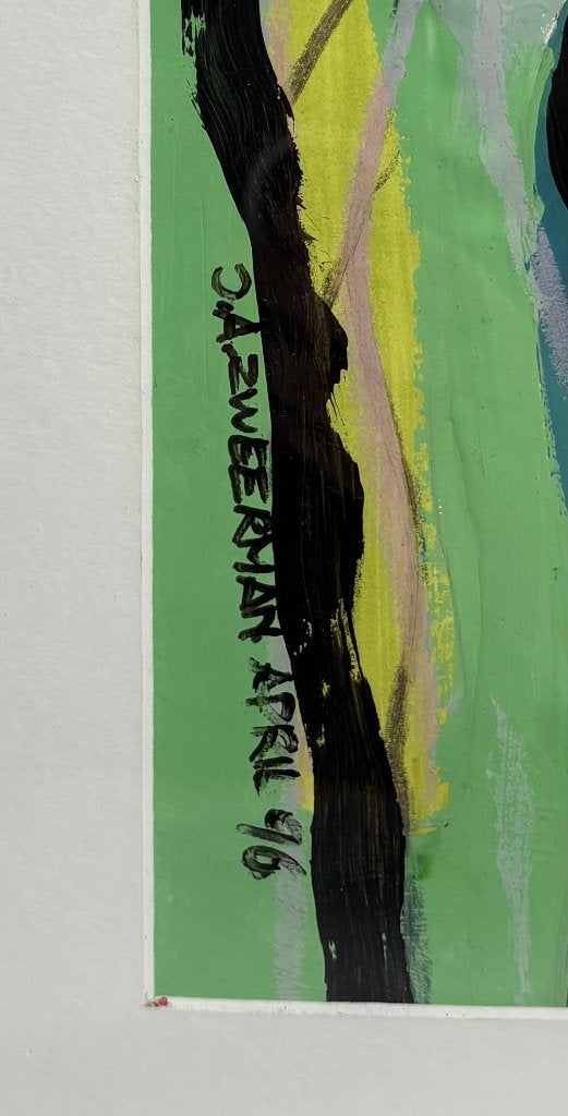 793. Acrylschilderij, Arnold Zweerman, april 1996, Ophalen of Verzenden