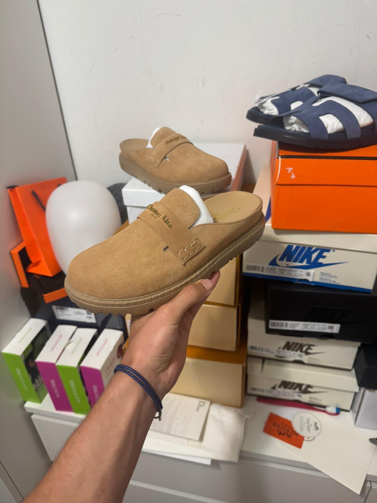 Dior Boy-muiltje beige, Kleding | Dames, Schoenen, Ophalen of Verzenden, Nieuw, Beige