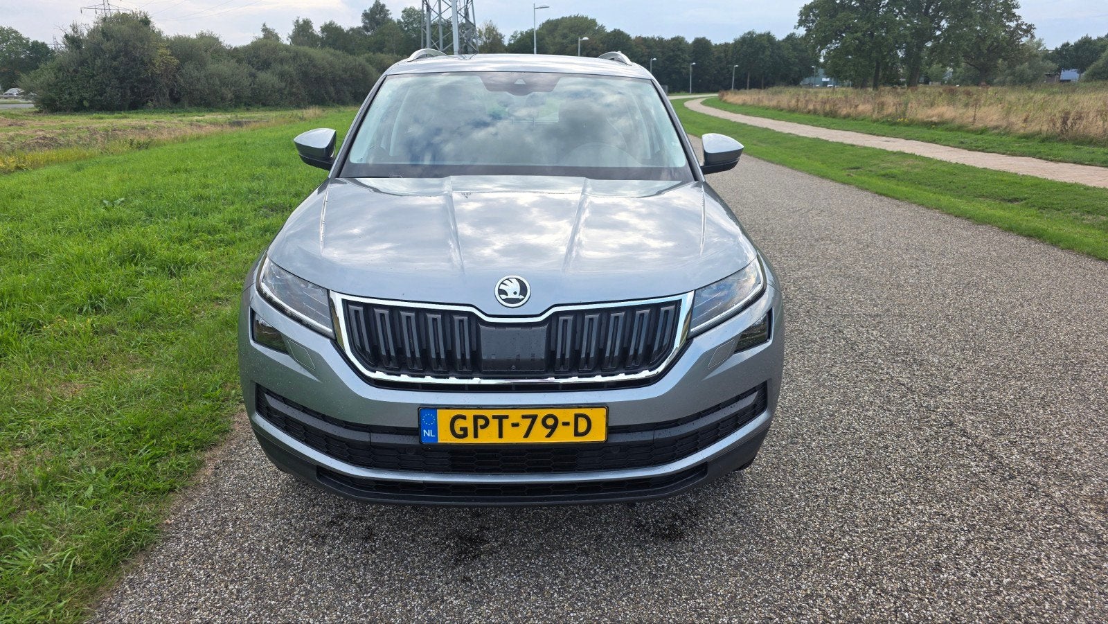 Skoda Kodiaq 2.0 TSI Business line 180pk Dsg-7 4x4 2017 Grij, Auto's, Automaat, Dealer onderhouden, Zwart, 1984 cc
