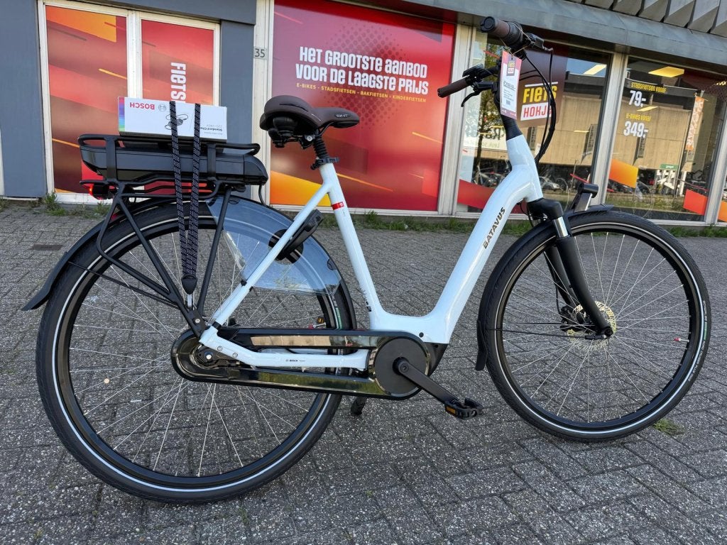 Fietshokje Beverwijk: Batavus Finez elektrische damesfiets, Niet ingevuld, Nieuw, Ophalen of Verzenden, 50 km per accu of meer