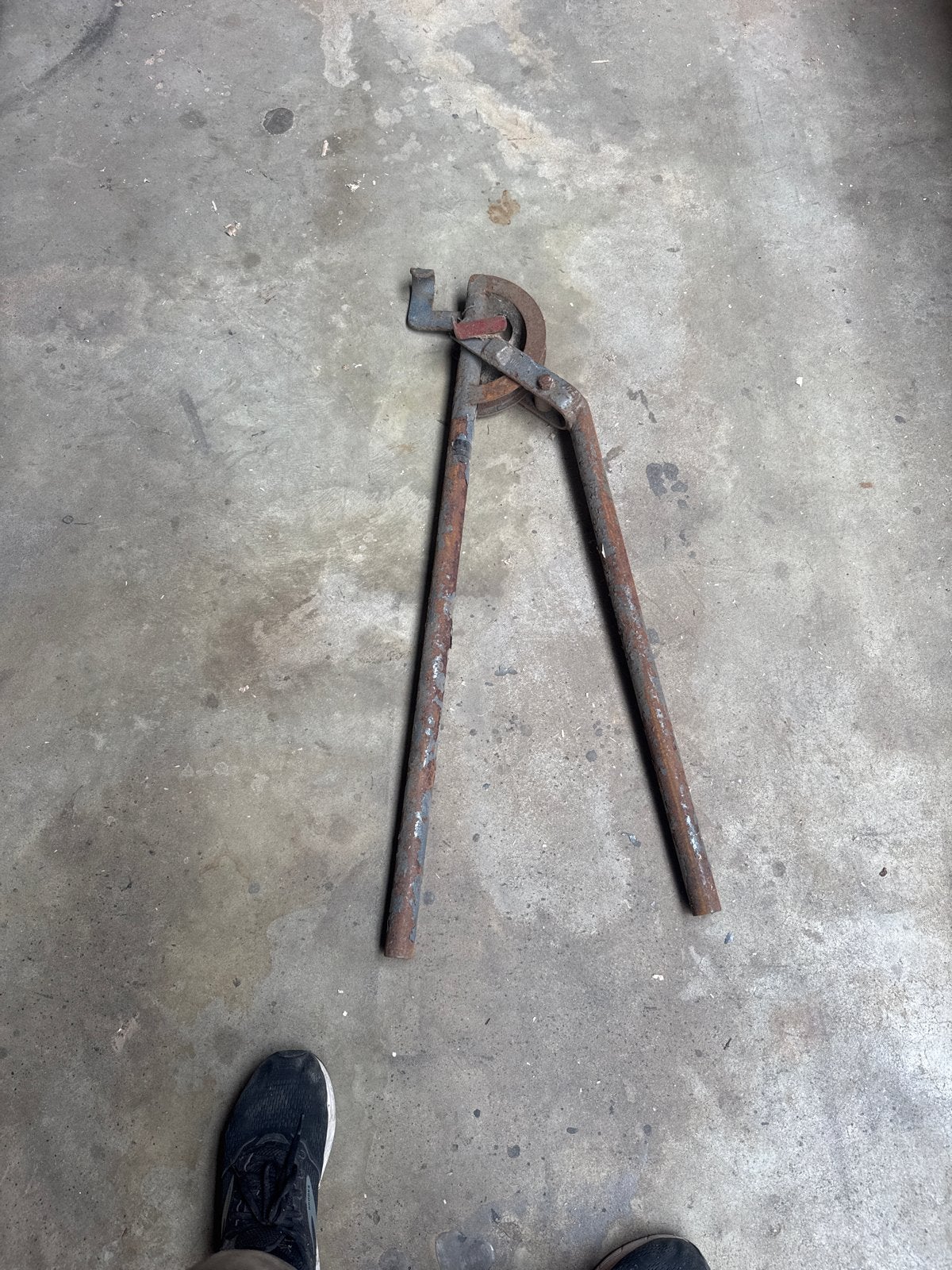 Grote pijpenbuiger - Handgereedschap voor buisbewerking, Ophalen, Gebruikt, Overige typen, Overige merken