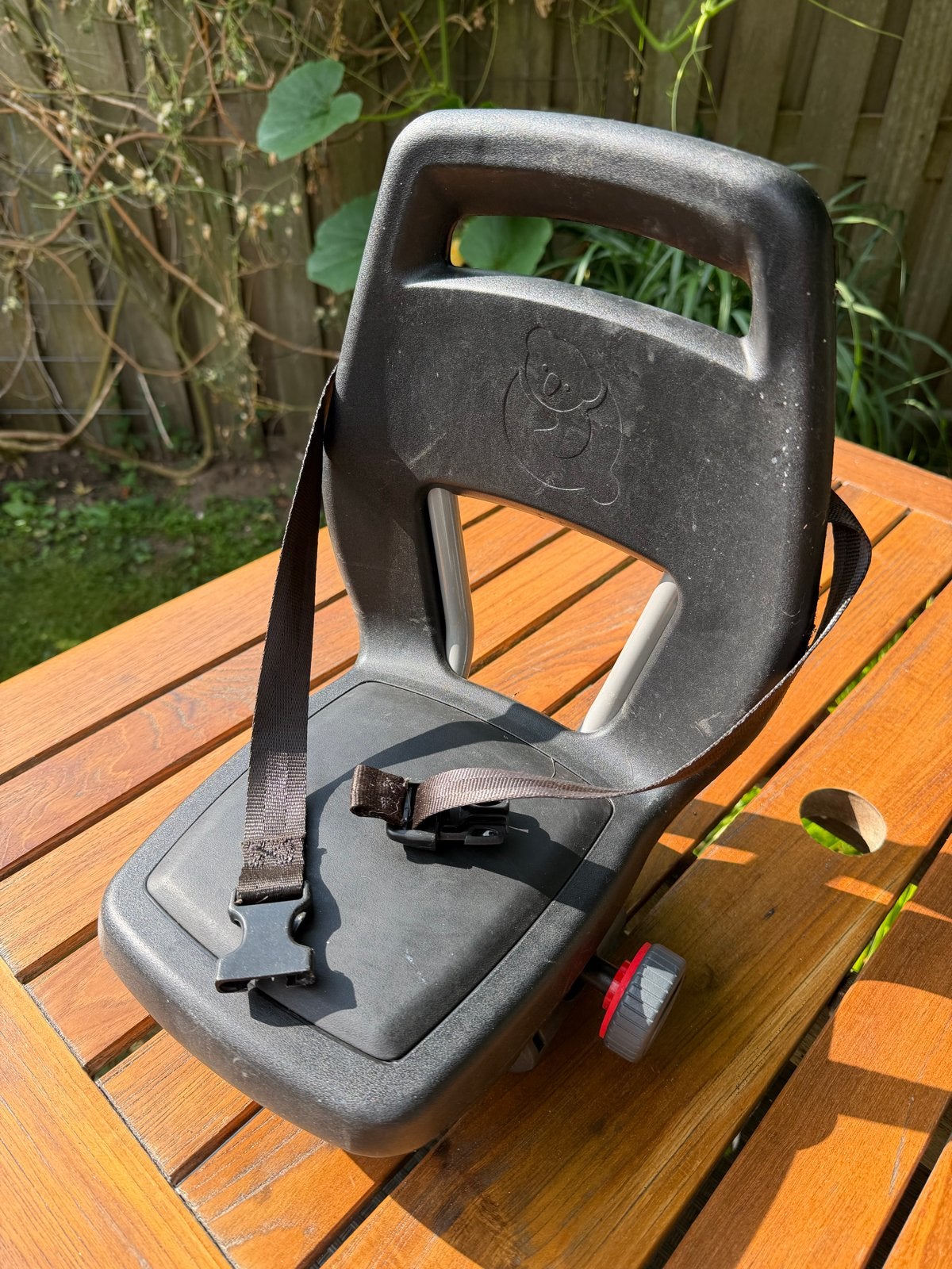 Veilig en comfortabel Qibbel kinderzitje voor fiets, Ophalen, Gebruikt, 22 t/m 36 kg, Achterzitje