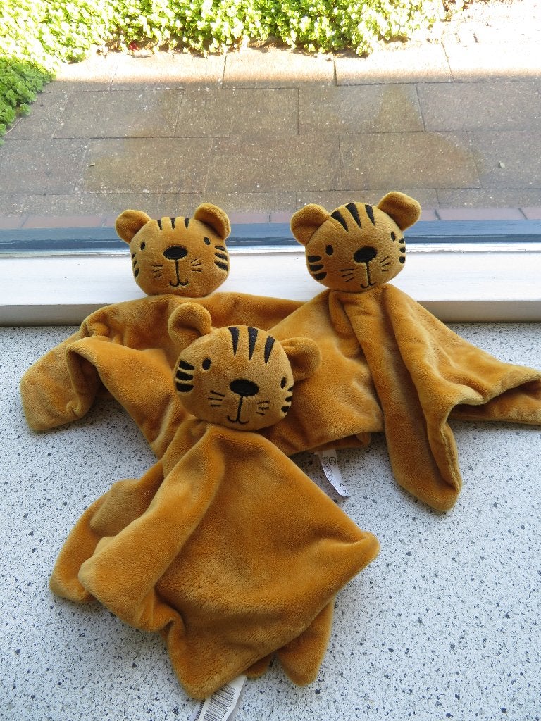 Knuffeldoek tijger van Kruidvat Mundia BV dik velours, Kinderen en Baby's, Speelgoed | Knuffels en Pluche, Ophalen of Verzenden
