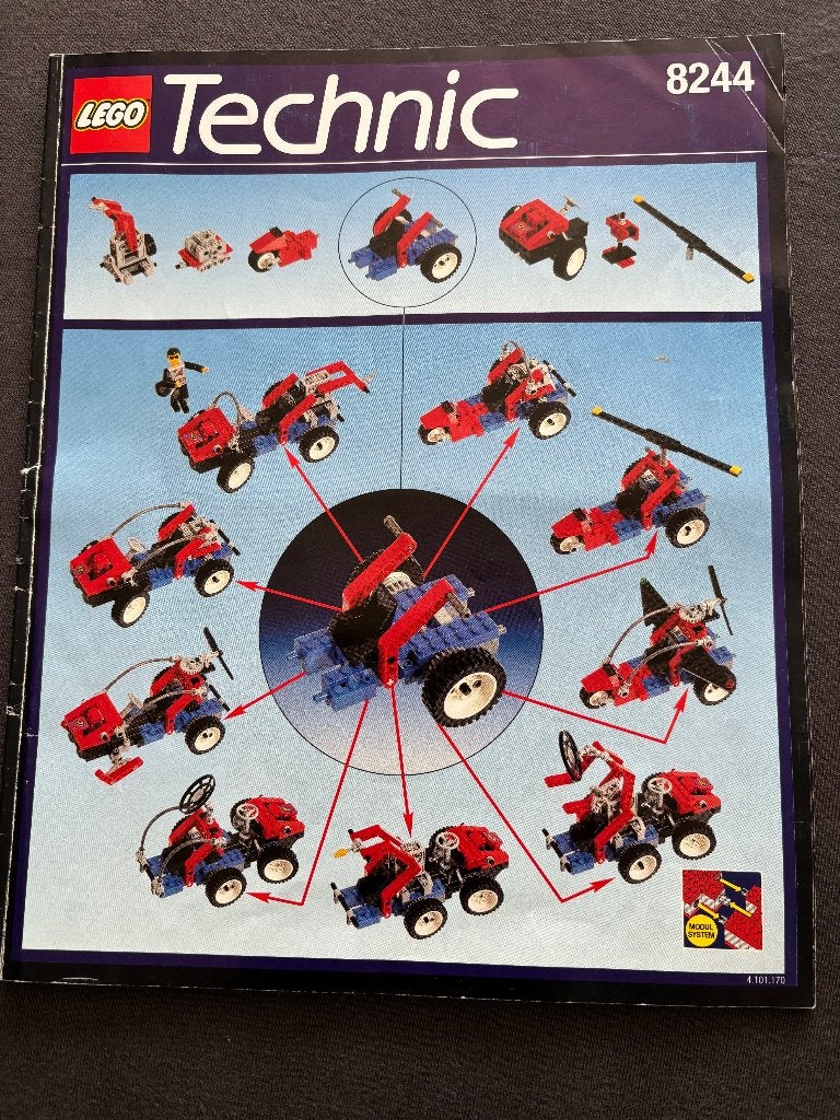 Lego Vintage Technic set 8244, Kinderen en Baby's, Speelgoed | Duplo en Lego, Gebruikt, Lego, Compleet, Ophalen of Verzenden