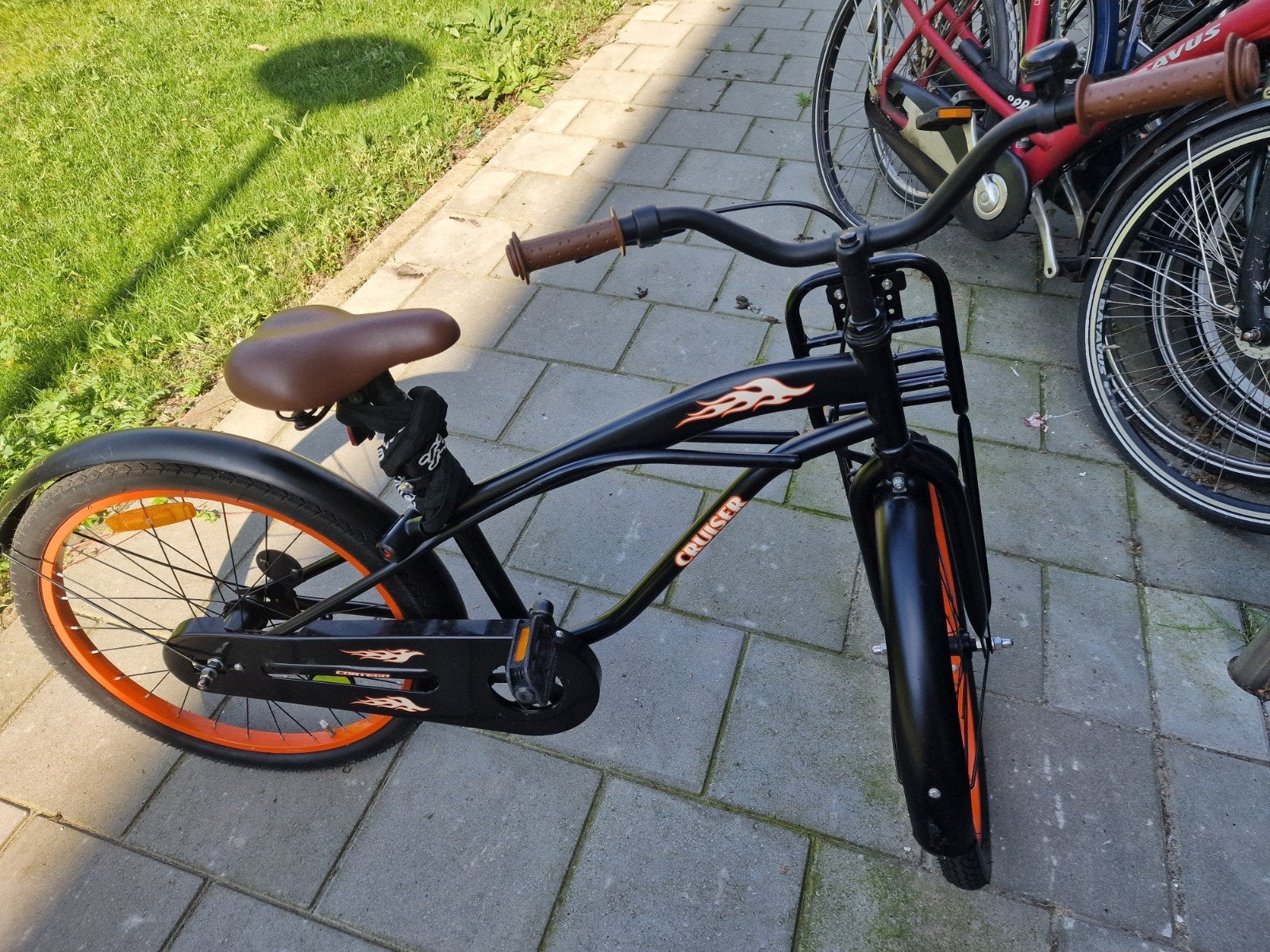 Stoere Cortego Cruiser kinderfiets 24 inch met terugtraprem, Fietsen en Brommers, Fietsen | Crossfietsen en BMX, Gebruikt, Staal