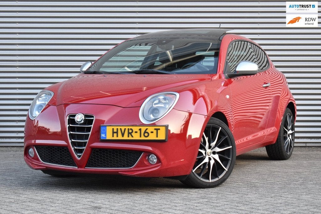 Alfa Romeo MiTo 1.4T 135-PK, Airco, Ecc, Leder, Panoramadak,, Voorwielaandrijving, Euro 5, 135 pk, Gebruikt