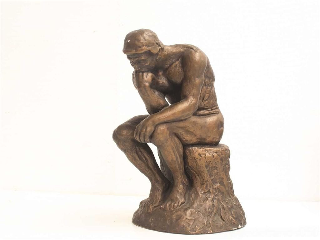 beeld van een man 23885, Verzamelen, Ophalen of Verzenden, Gebruikt, Mens