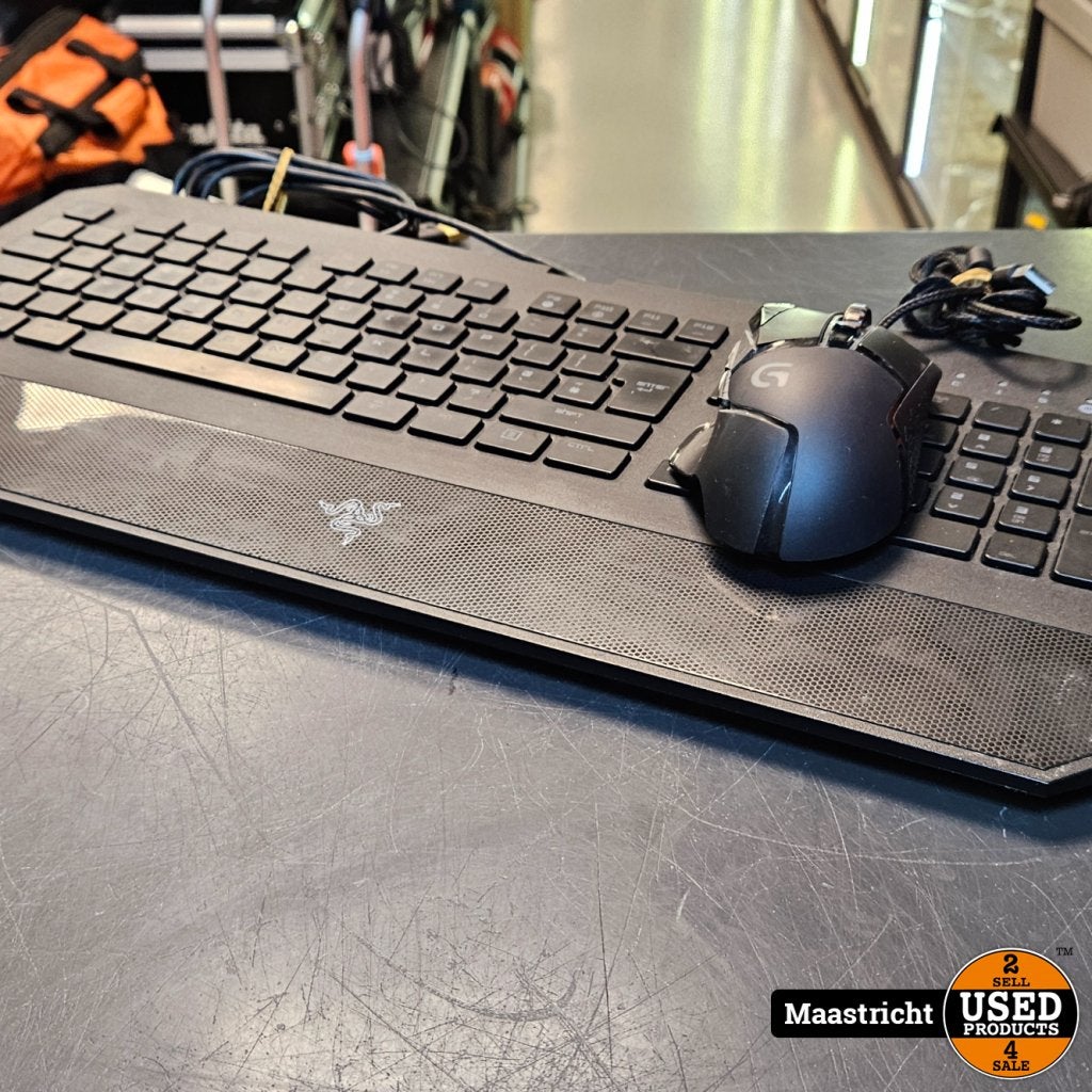Razer DeathStalker Chroma RZ03-0150 USB Wired Chiclet-Style, Computers en Software, Toetsenborden, Razer, Gebruikt, Support@razer.com