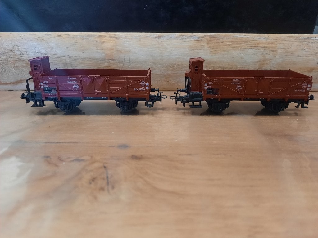 [ W2922 ] Marklin H0 - 2x 4696, Wisselstroom, Wagon, Ophalen of Verzenden, Zo goed als nieuw