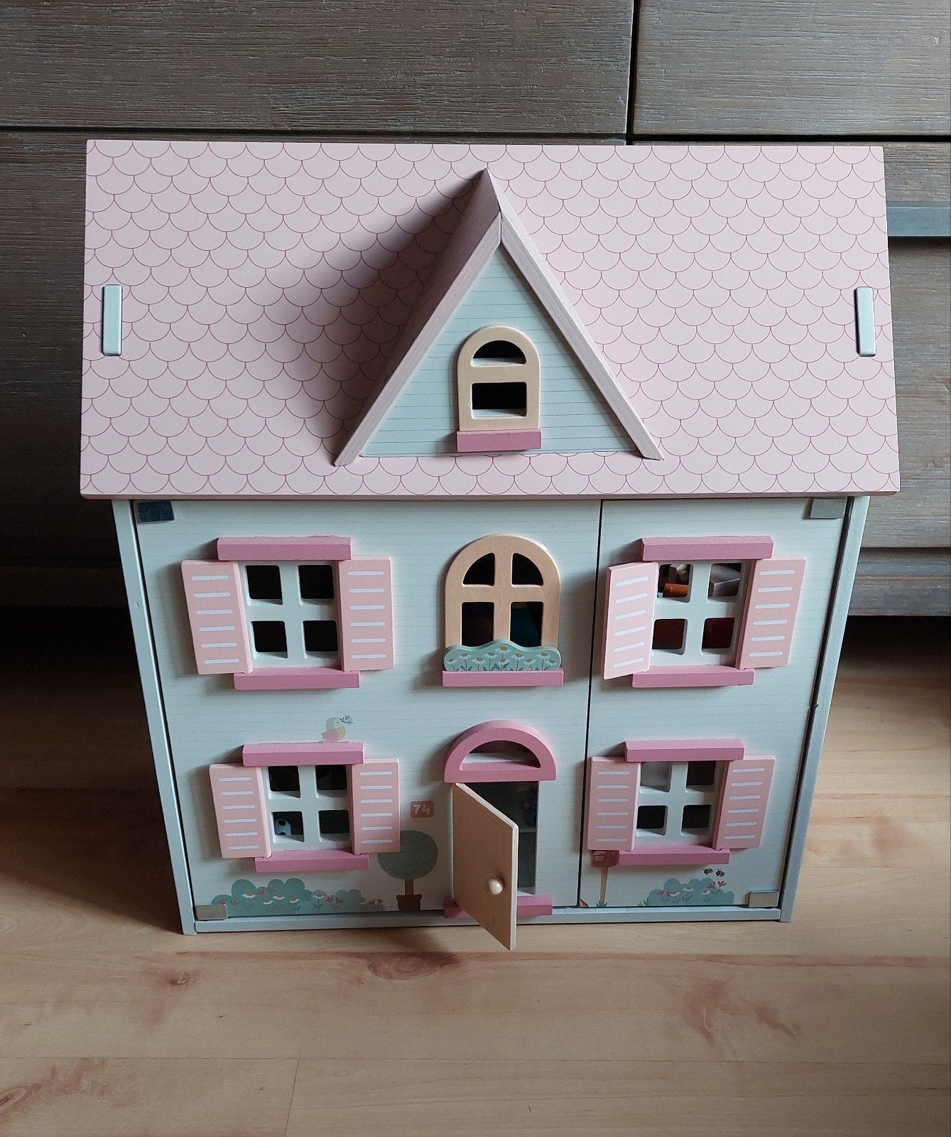 Little Dutch houten poppenhuis met wat meubeltjes, Ophalen, Zo goed als nieuw, Poppenhuis