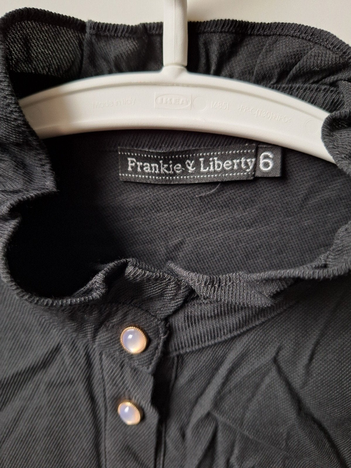 Frankie & Liberty Zwarte Blouse Maat 152, Ophalen of Verzenden, Zo goed als nieuw