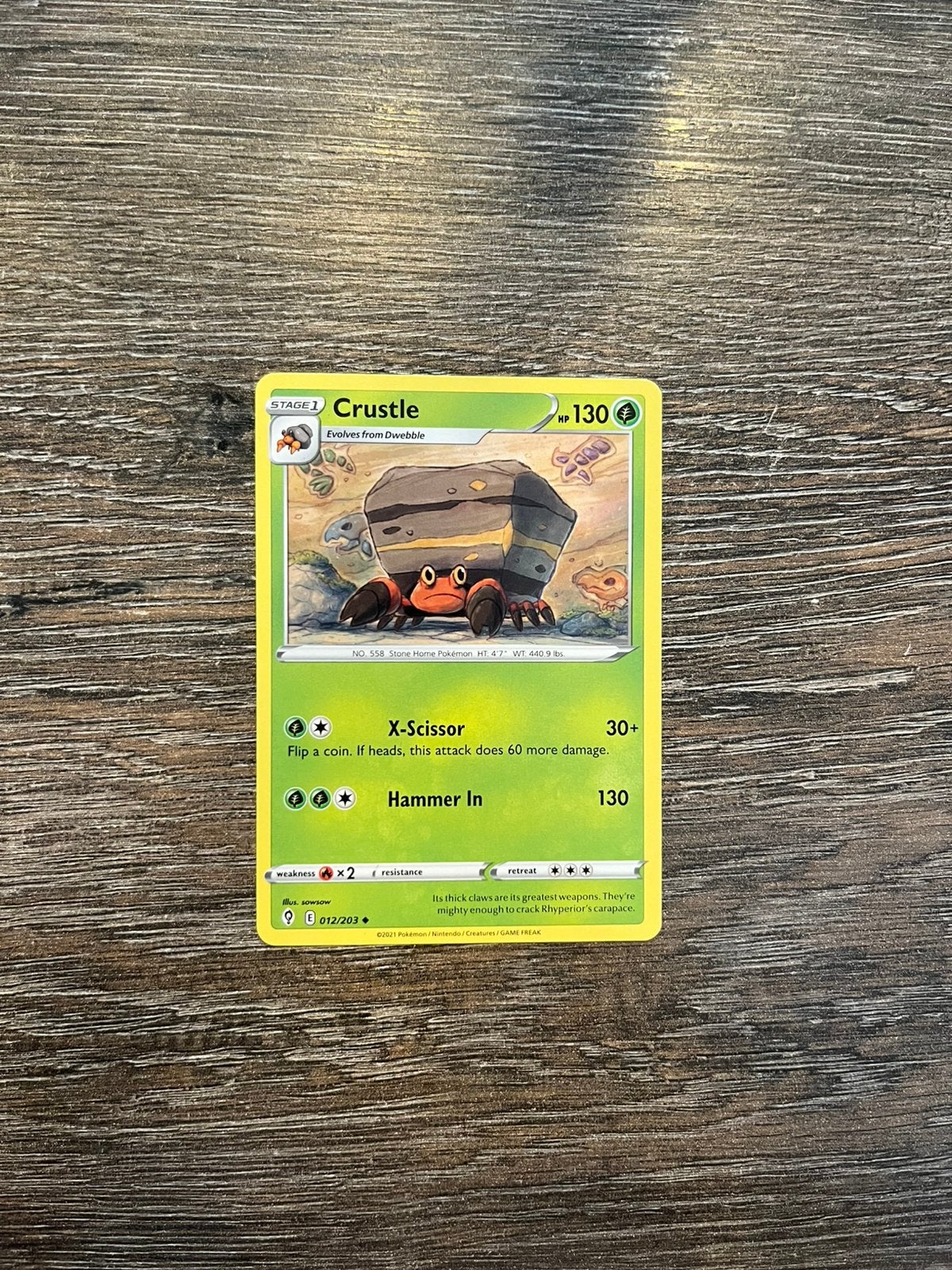 Crustle EVS 012/203, Ophalen of Verzenden, Zo goed als nieuw