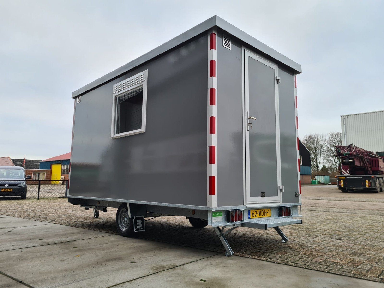 Snelverkeer schaftwagen / bouwkeet / schaftkeet 4x2m bj 2022, Ophalen, Gebruikt