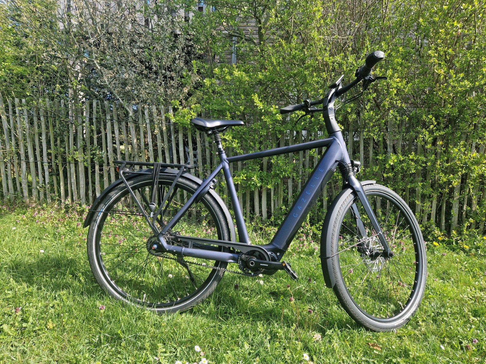 Gazelle Chamonix C5, Fietsen en Brommers, Elektrische fietsen, Ophalen, Zo goed als nieuw, 50 km per accu of meer, 55 tot 59 cm