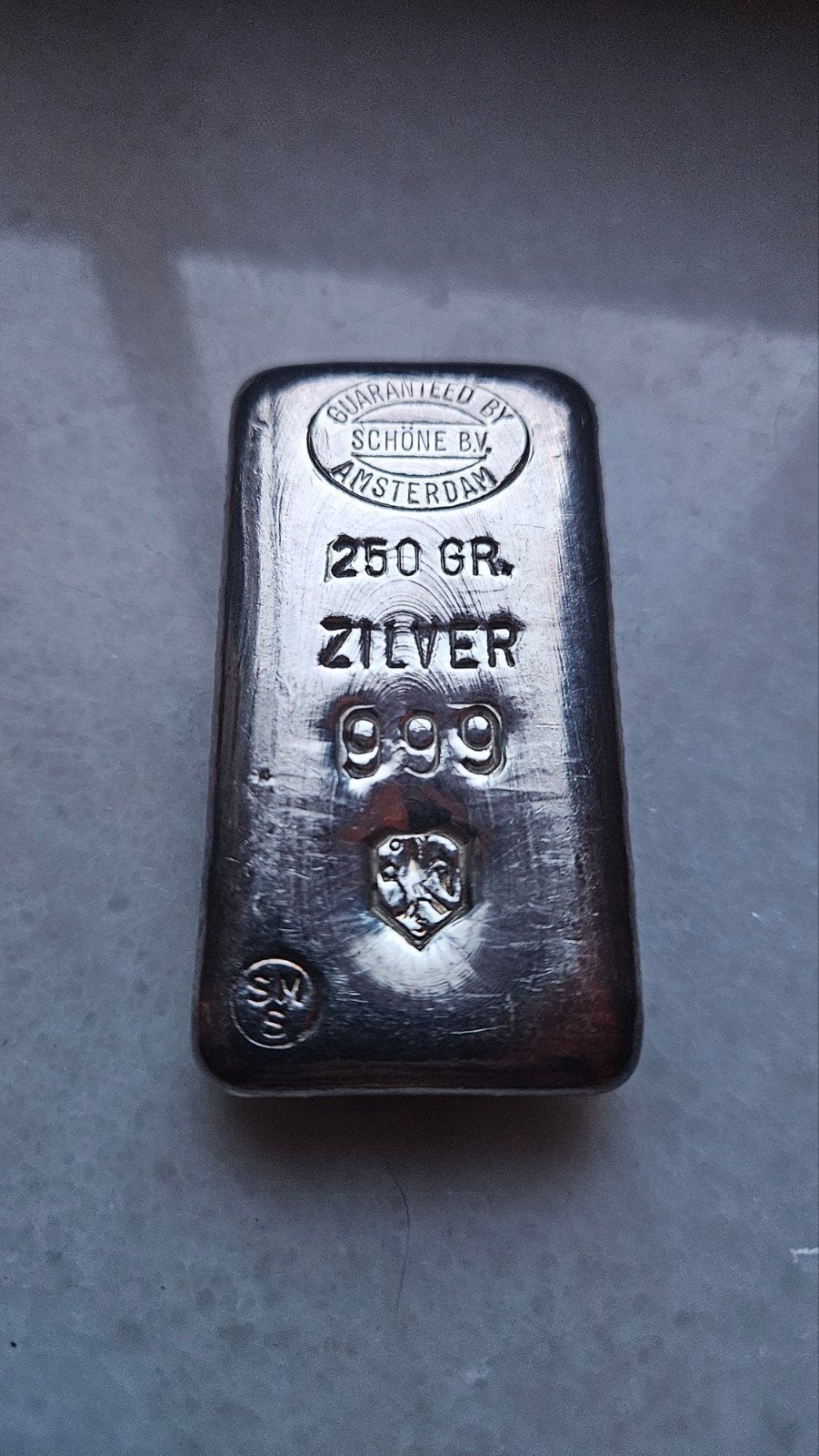 250 gram schöne 999 zilver, Ophalen of Verzenden, Zilver