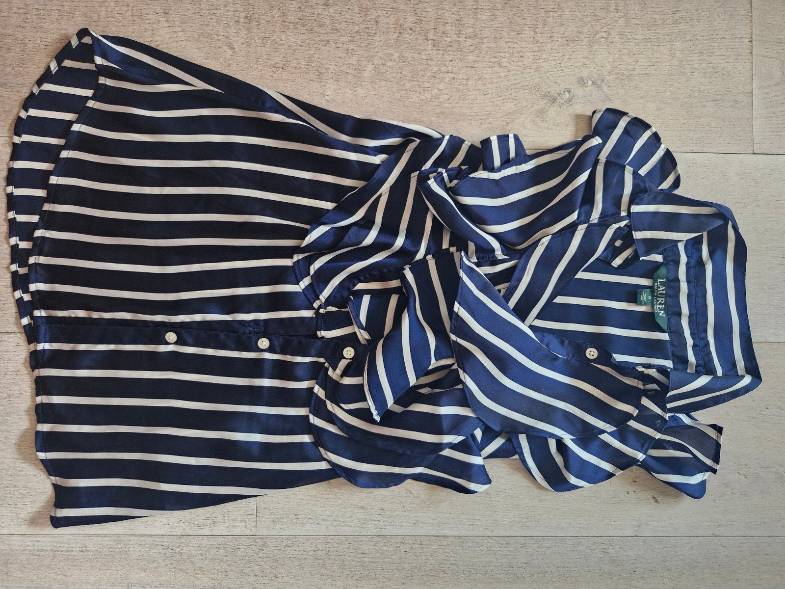 Ralph Lauren blouse - maat 36, Kleding | Dames, Blauw, Ophalen of Verzenden, Zo goed als nieuw, Ralph Lauren